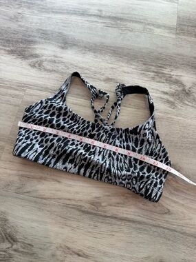 Onzie Black & White Animal Print Sports Bra